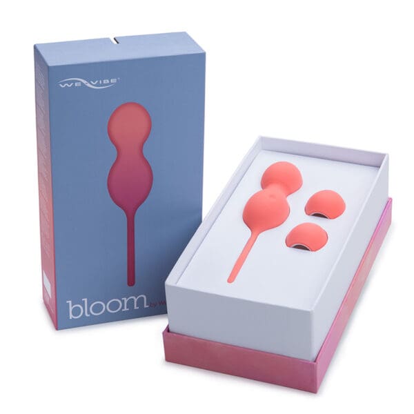 Pink We-Vibe Bloom Kegel Balls in Box.