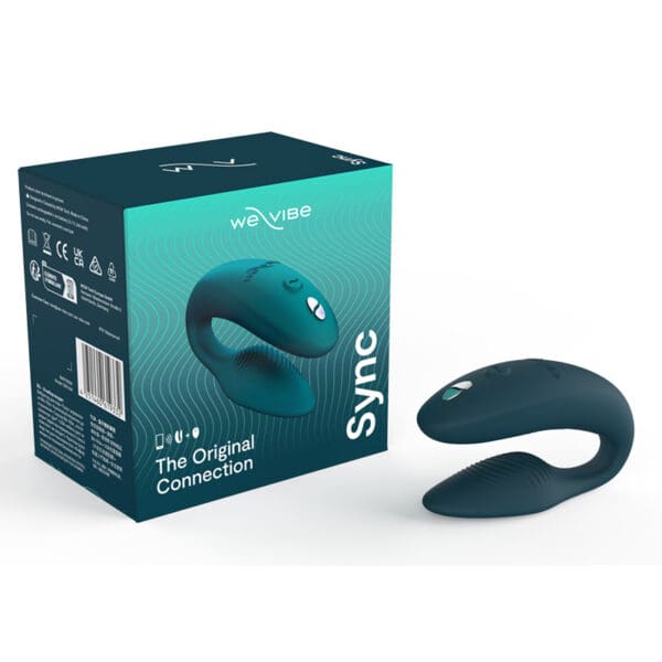 We-Vibe Sync couple's vibrator in teal.