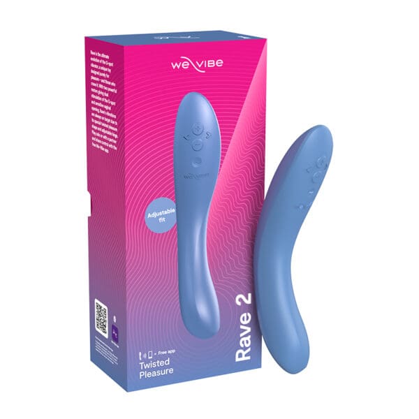 We-Vibe Rave 2 blue adjustable vibrator.