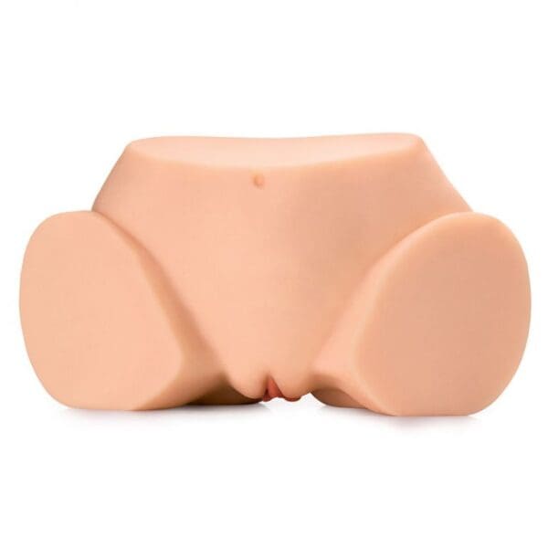 A pink toy shaped like a woman 's butt.