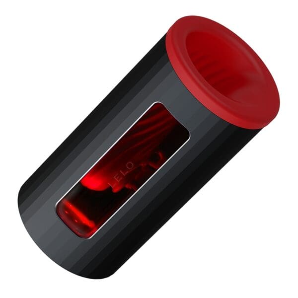 Black and red LELO sex toy.