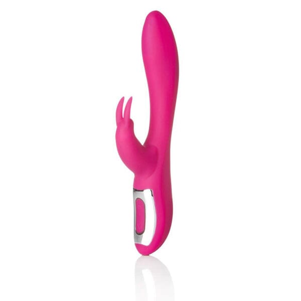 Pink rabbit vibrator with button