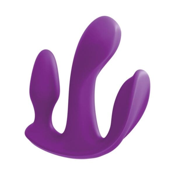 A purple sex toy is shown in this image.