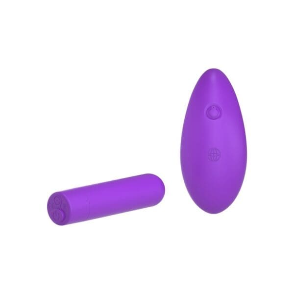 A purple egg and a tube of lotion.