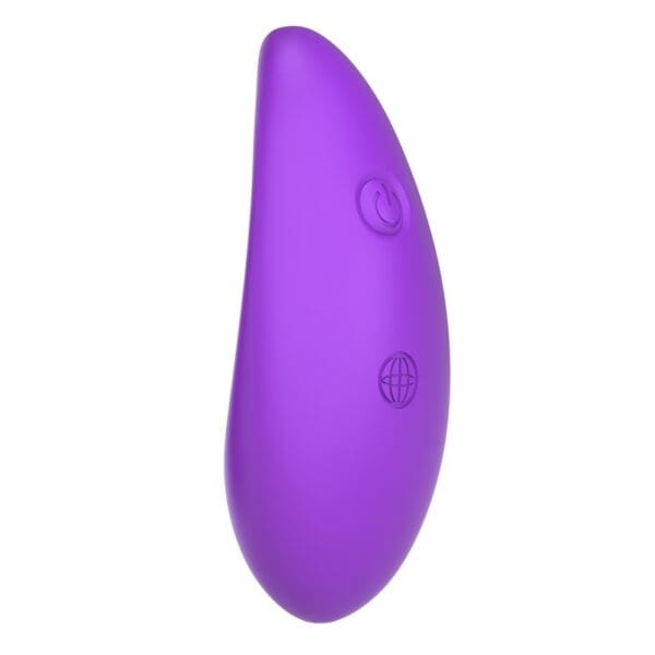 A purple object is shown with two buttons.