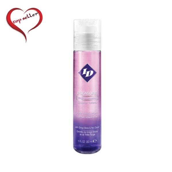 A bottle of body mist with a heart on it.