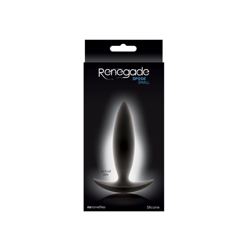 Renegade pro-large black silicone anal plug