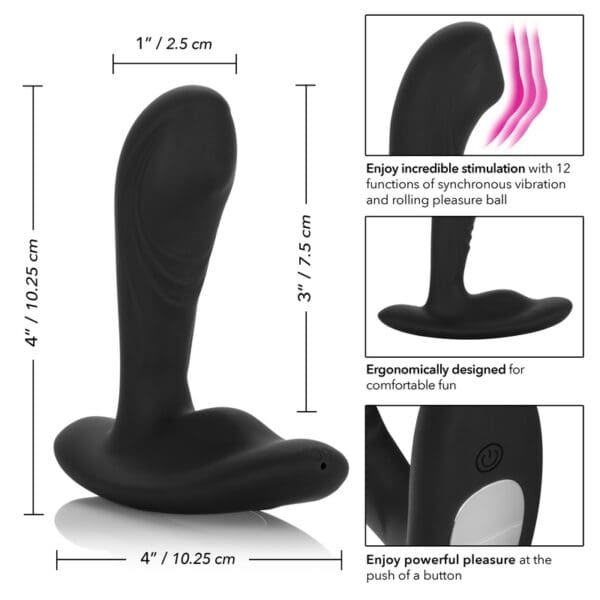 A diagram of the size and length of a dildo.