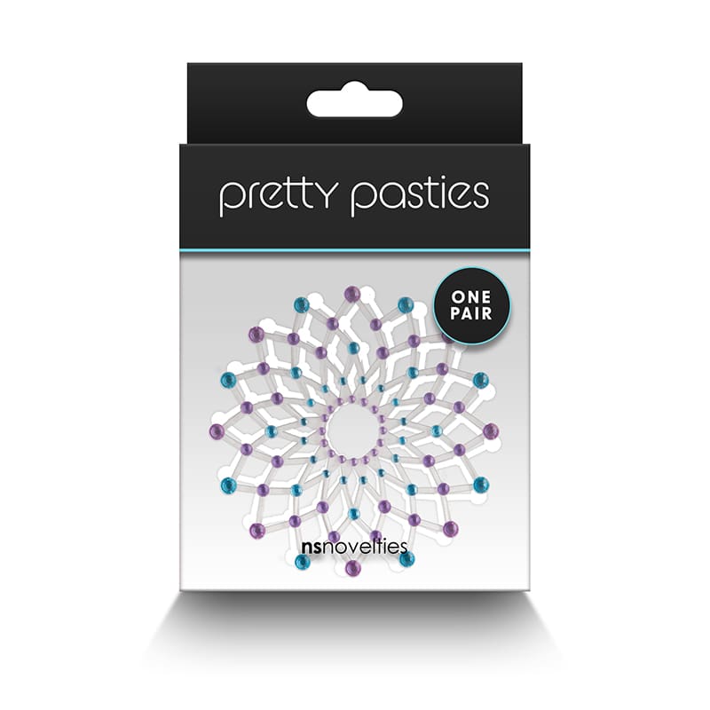 A package of pretty pasties with different colored dots.