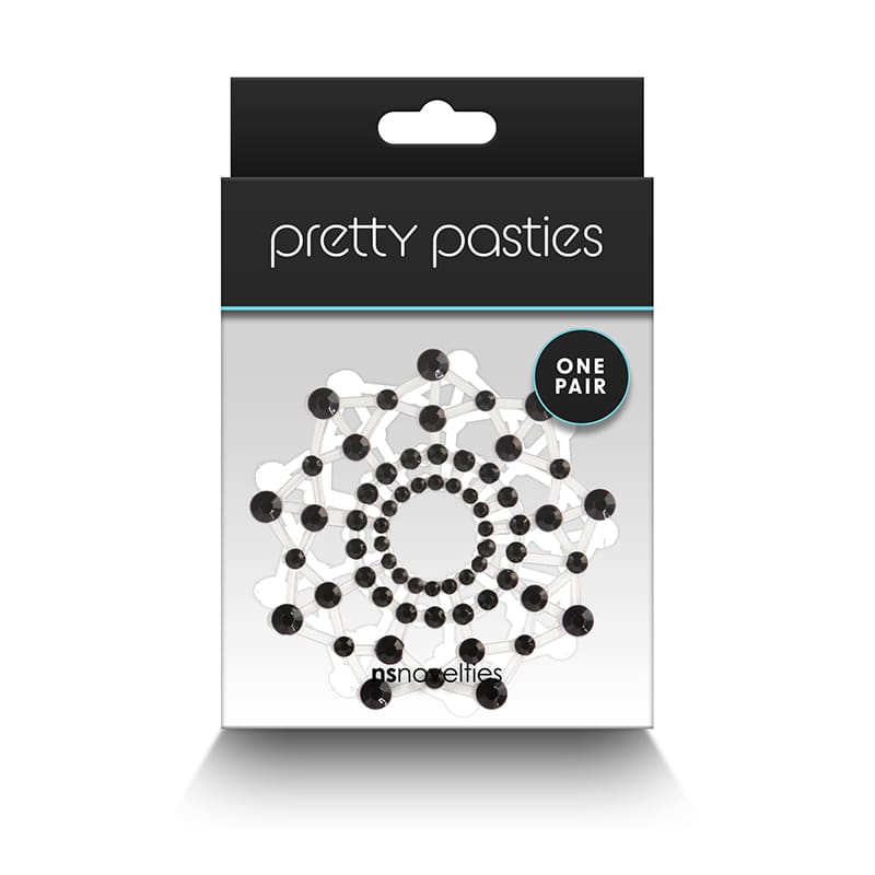 A package of black and white dots on the packaging.