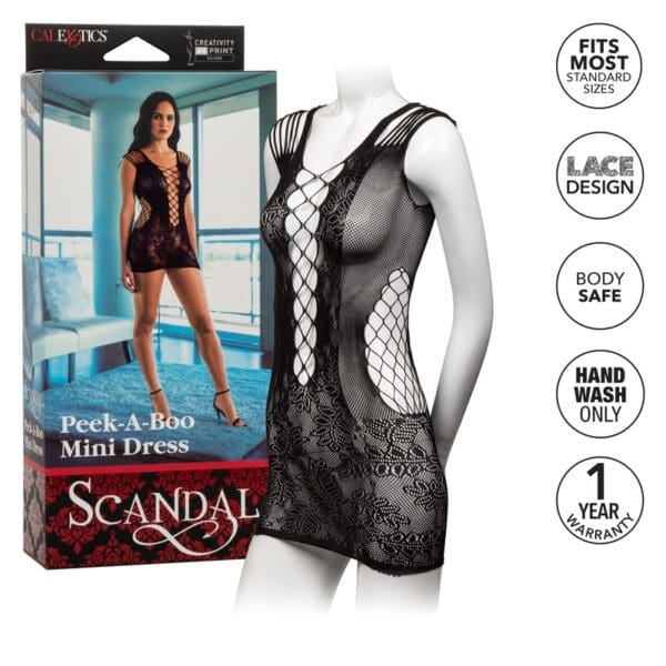A package of the scandal mini dress.