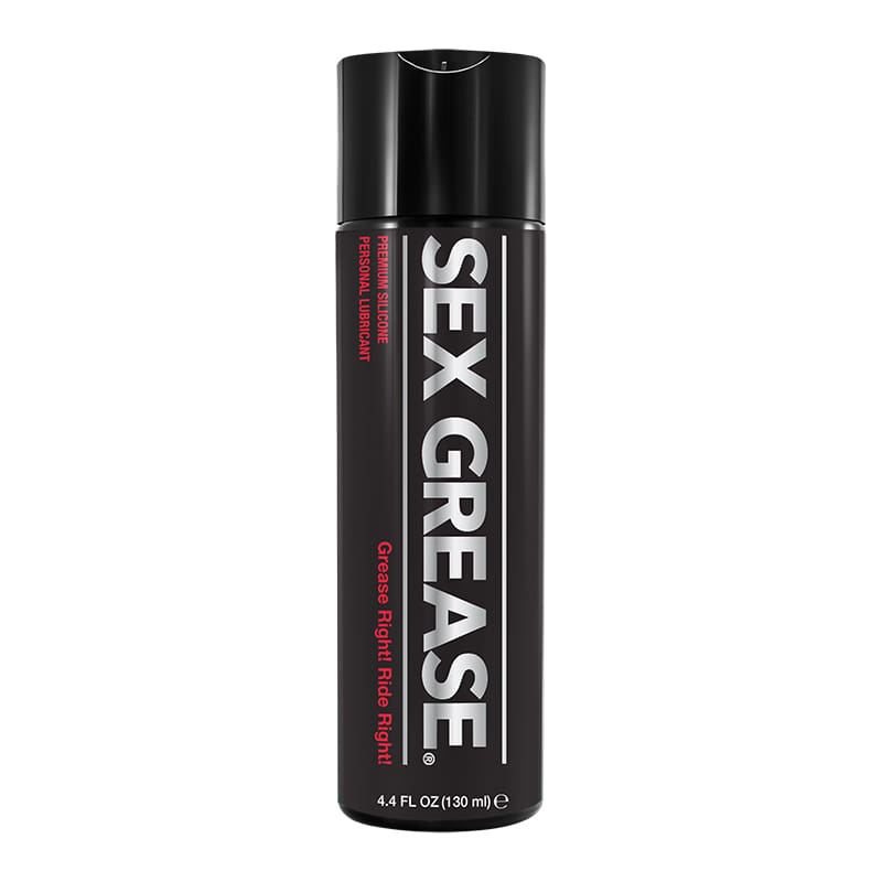 A bottle of sex grease is shown.