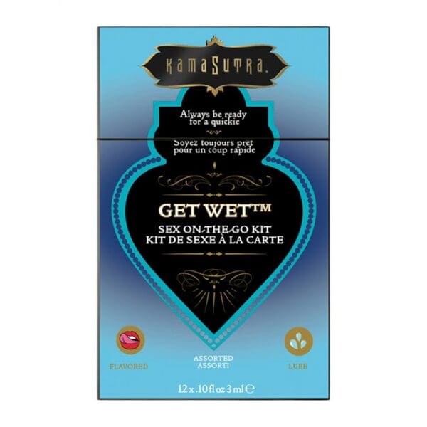 A box of get wet condoms