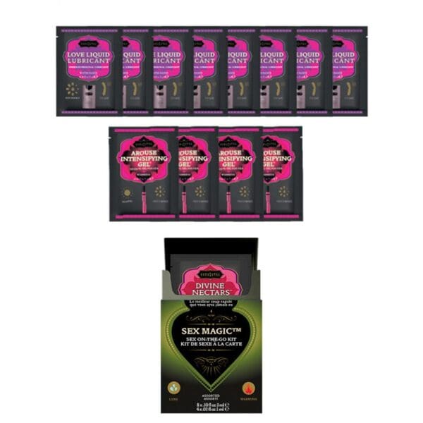 A package of 1 0 pink condoms with a green box