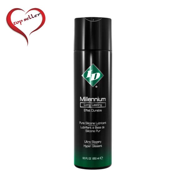A bottle of hair spray with a heart on it.